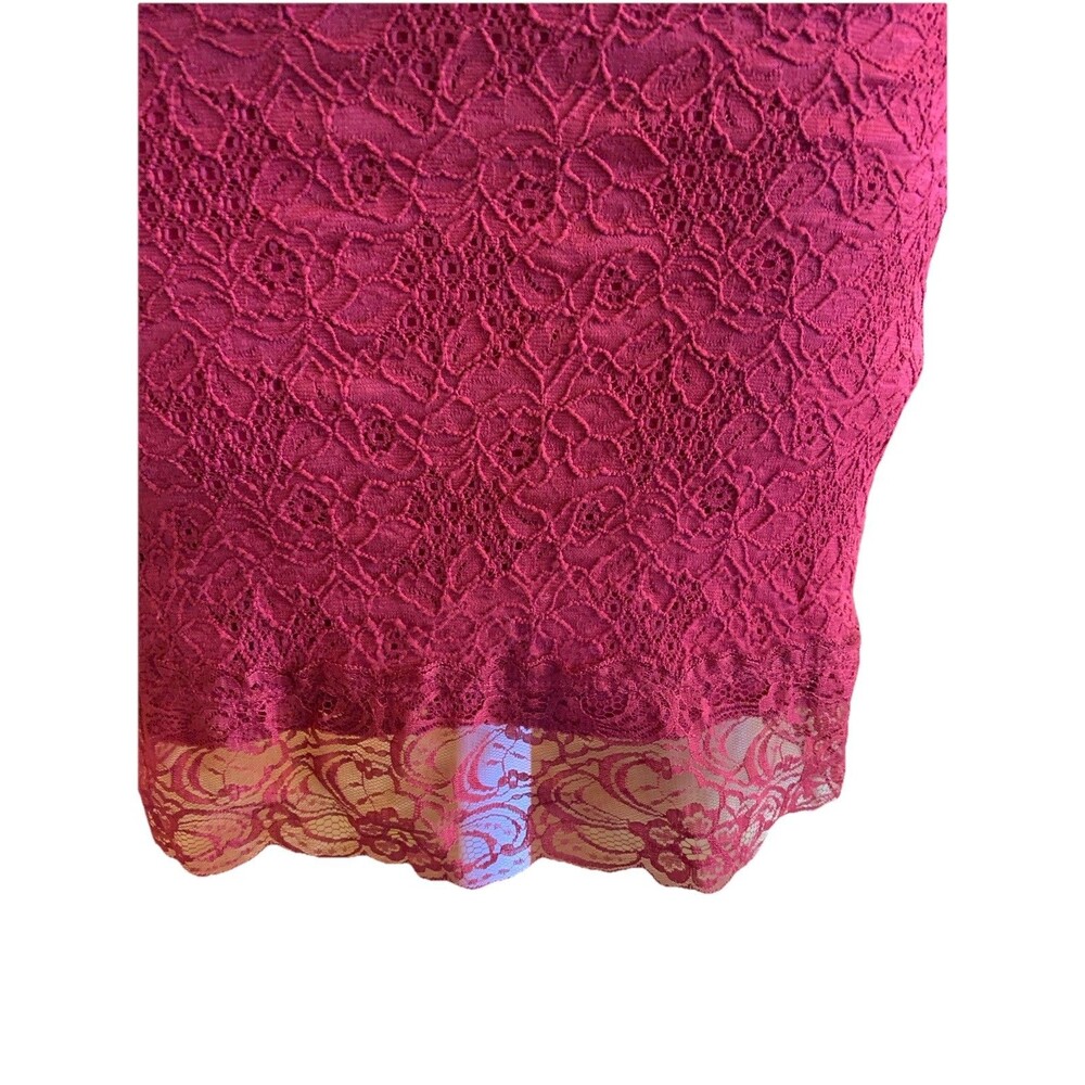 Free People Witchy Red Lacy Dress Cocktail Party Whimsigoth Small Sexy Vamp - Picture 11 of 16